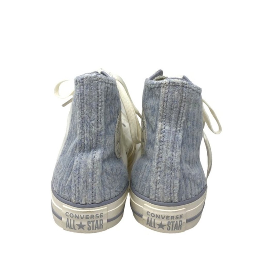 Converse Chuck Taylor High Top Egret Blue Knit Canvas Women's Sneaker A01342F - Picture 4 of 7